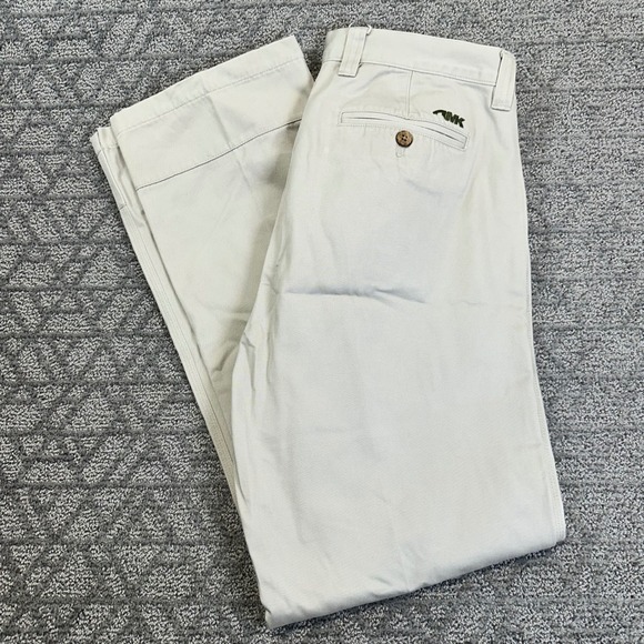 Mountain Khakis Slim Fit Pants Mens 35x32 Beige Casual Outdoor Trousers - Picture 1 of 7